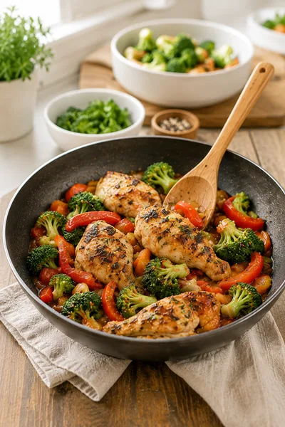 Easy Weeknight Meals Quick and easy weeknight meal prepared for a busy family dinner